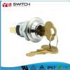 electric 3 position golden contact key lock switch
